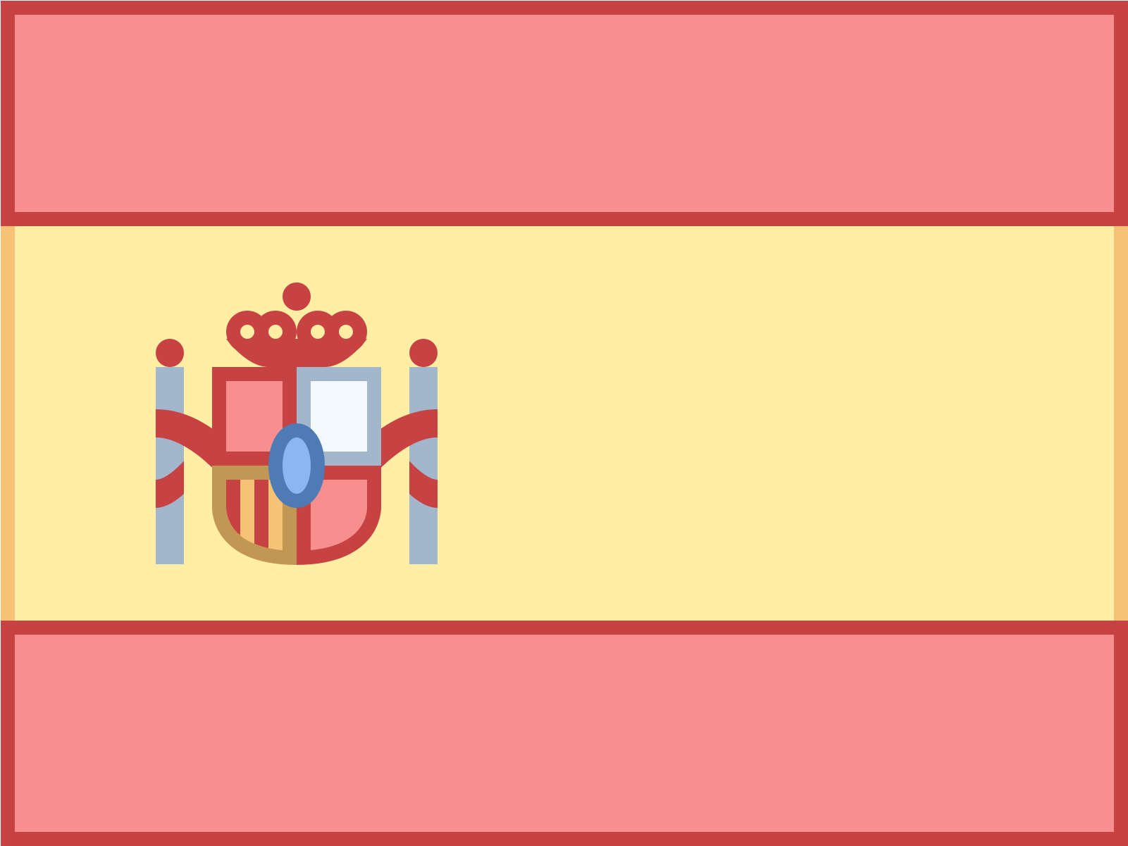 Spanish Flag Png - Parallel (1600x1600), Png Download