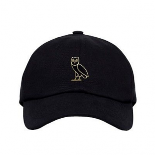 Ovo Owl Dad Cap Strapback Hat Black 1 - Baseball Cap (600x315), Png Download