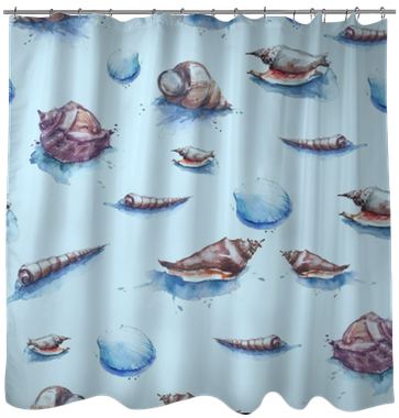 Watercolor Seamless Pattern With A Pattern - Window Valance (400x400), Png Download