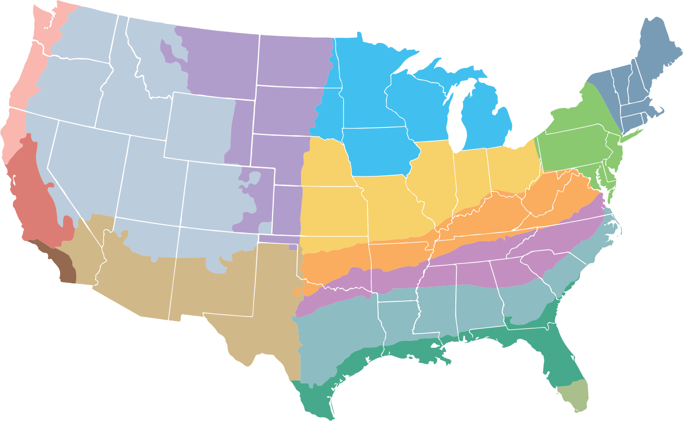 Map - United States Of America Silhouette (1398x862), Png Download