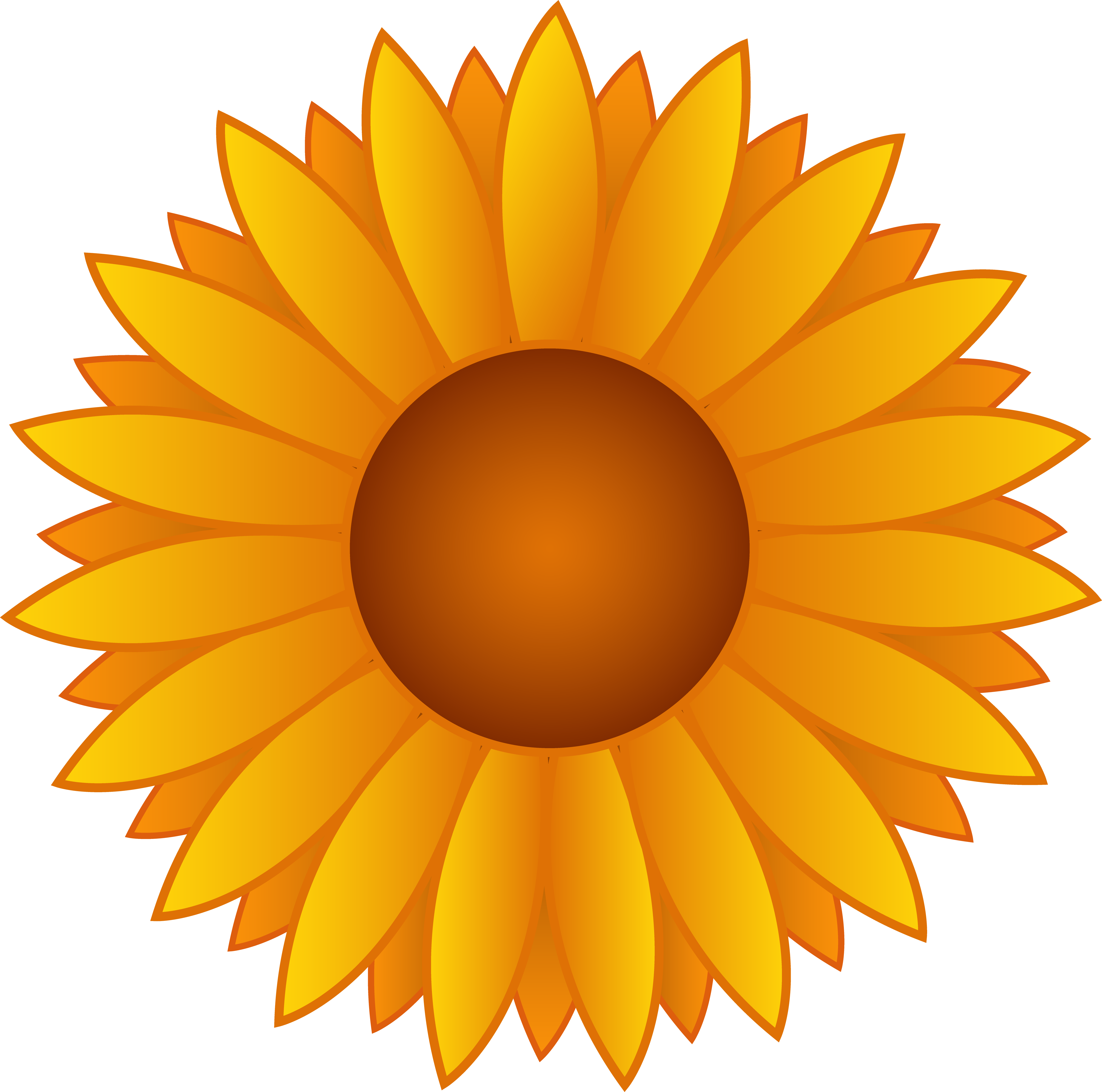 Sunflower - Sunflower Clipart (5123x5078), Png Download