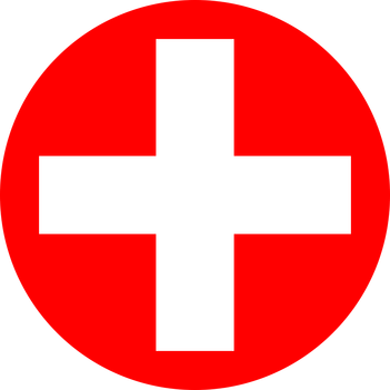 Swiss Air Force Logo (351x351), Png Download