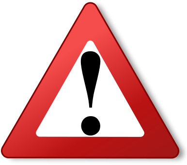 Warning Sign - Warning Sign Png (400x400), Png Download