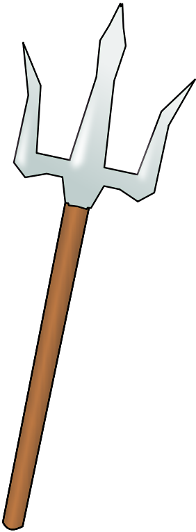 Trident Clip Art (289x800), Png Download