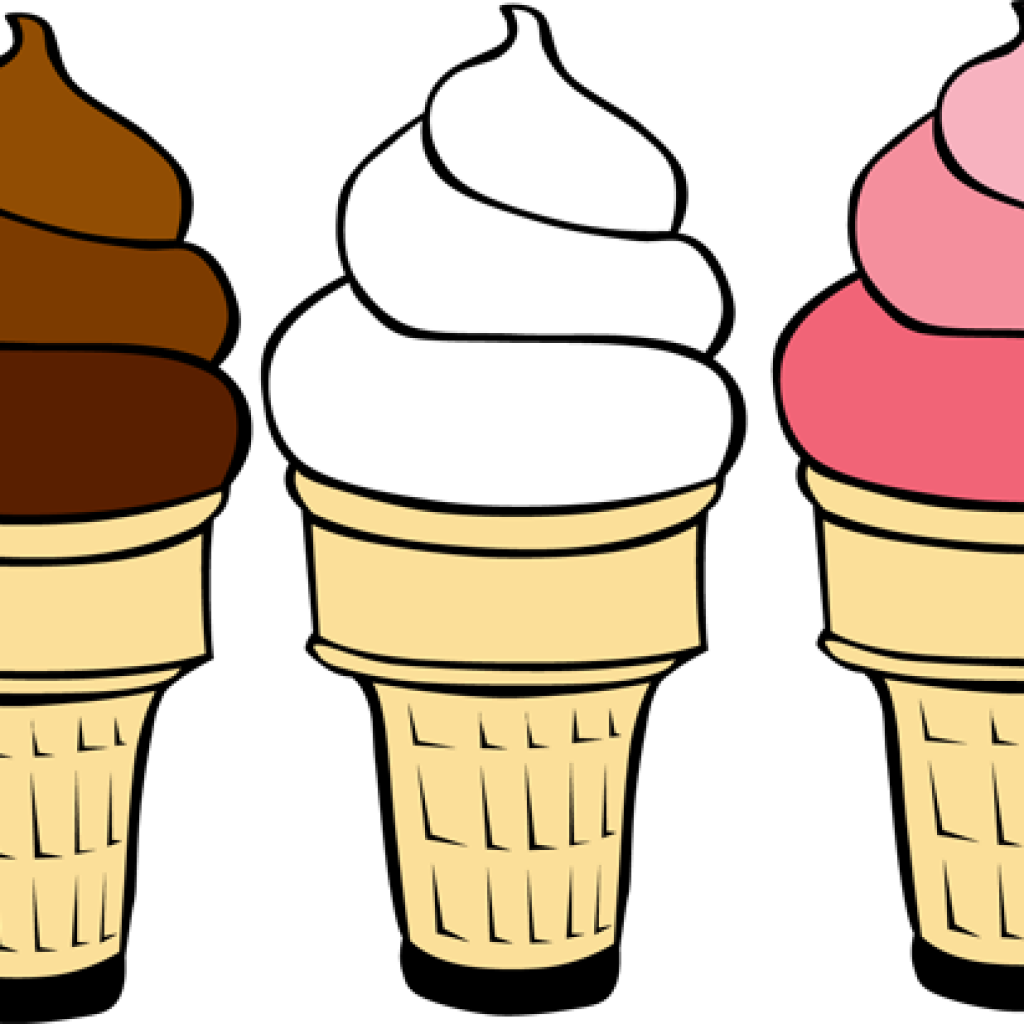 Clip Transparent Stock Ice Cream Clip Art Cow Hatenylo - Soft Serve Clip Art (1024x1024), Png Download
