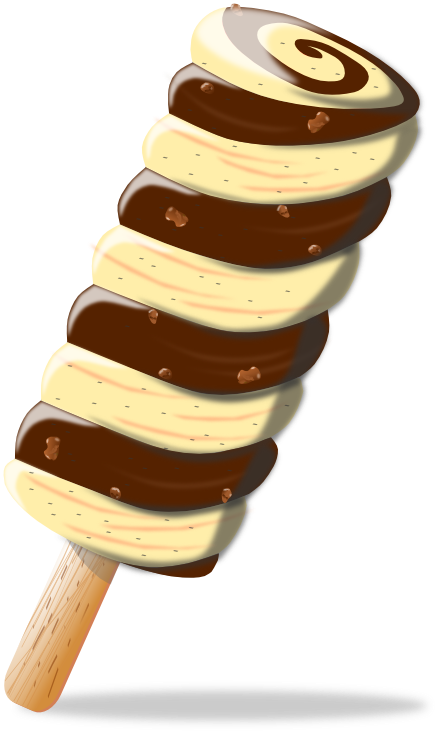 Ice Cream Clipart - Ice Cream Bar Charms (555x782), Png Download