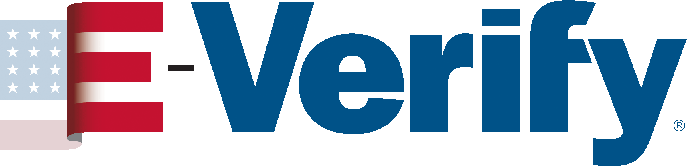 E Verify Is A Registered Trademark Of The U - E Verify (2419x581), Png Download