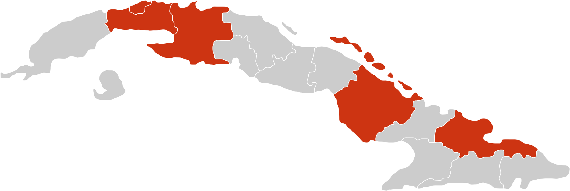 Open - Cuba Mapa Png (2000x672), Png Download
