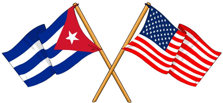 Flags - Cuba America - Usa And Saudi Arabia Flag (785x367), Png Download