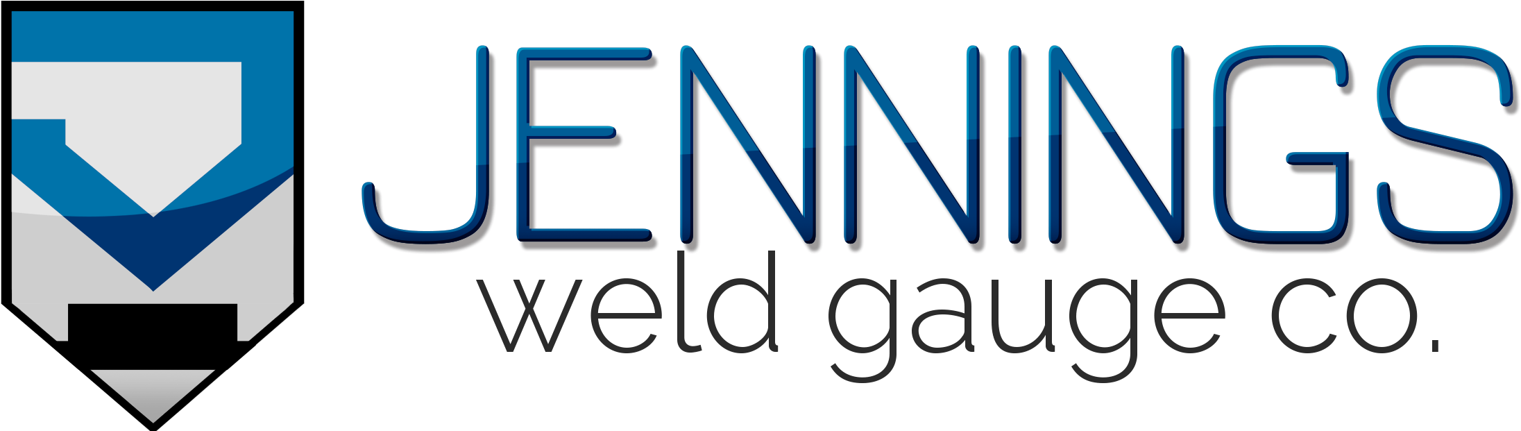 Cropped Jennings Weld Gauge Logo - Parallel (2223x633), Png Download