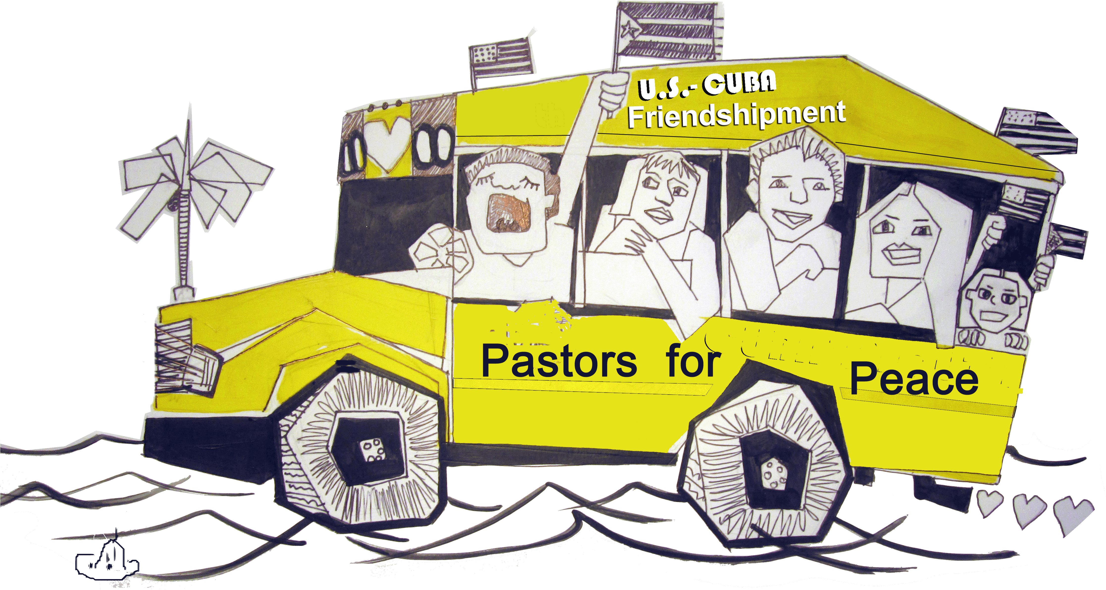 26th Caravan To Cuba - Illustration (4608x3456), Png Download