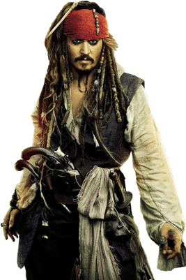 Pirates Of The Caribbean Jack Sparrow - Captain Jack Sparrow Costume Cosplay Pirates (400x400), Png Download