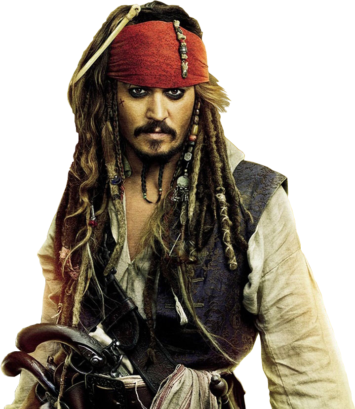 Lego Pirates Of The Caribbean Minifig Captain Jack (827x827), Png Download