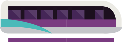 Train - Mrt Train Singapore Png (720x266), Png Download