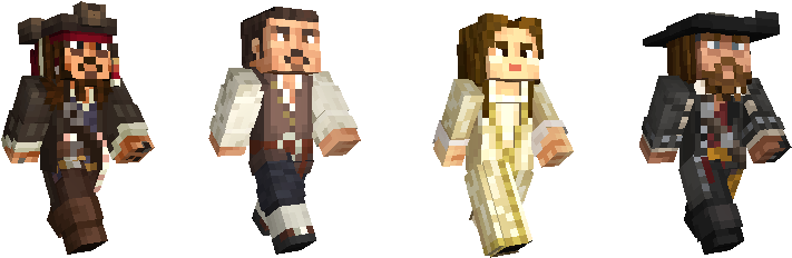 It'll Be Available Today In Minecraft On All Platforms - Minecraft Pirates Of The Caribbean (748x421), Png Download