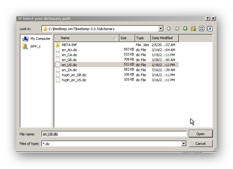 Beebeep - Dictionary - Portable Network Graphics (743x539), Png Download