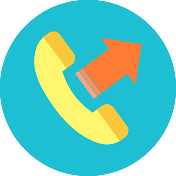 Make Outbound Calls - Outbound Call Icon Png (353x353), Png Download