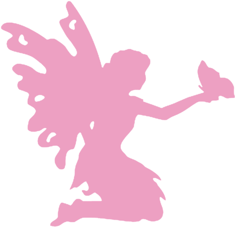 Silhouettes Of Fairies - Child (500x500), Png Download