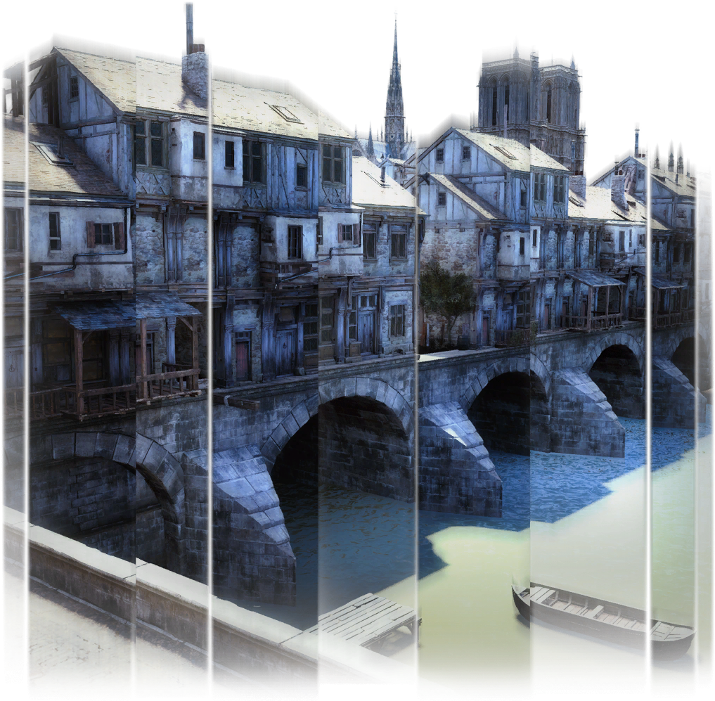 Pont Notre-dame - Assassins Creed Unity Notre Dame Pont (1024x1024), Png Download