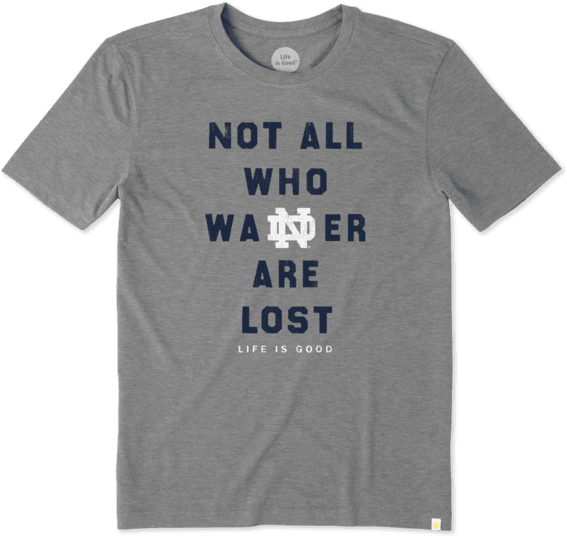 Men's Notre Dame Wander Cool Tee - Asu Dad Shirt (570x570), Png Download