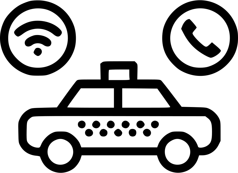 Png File - Cars Icon Free White (980x716), Png Download