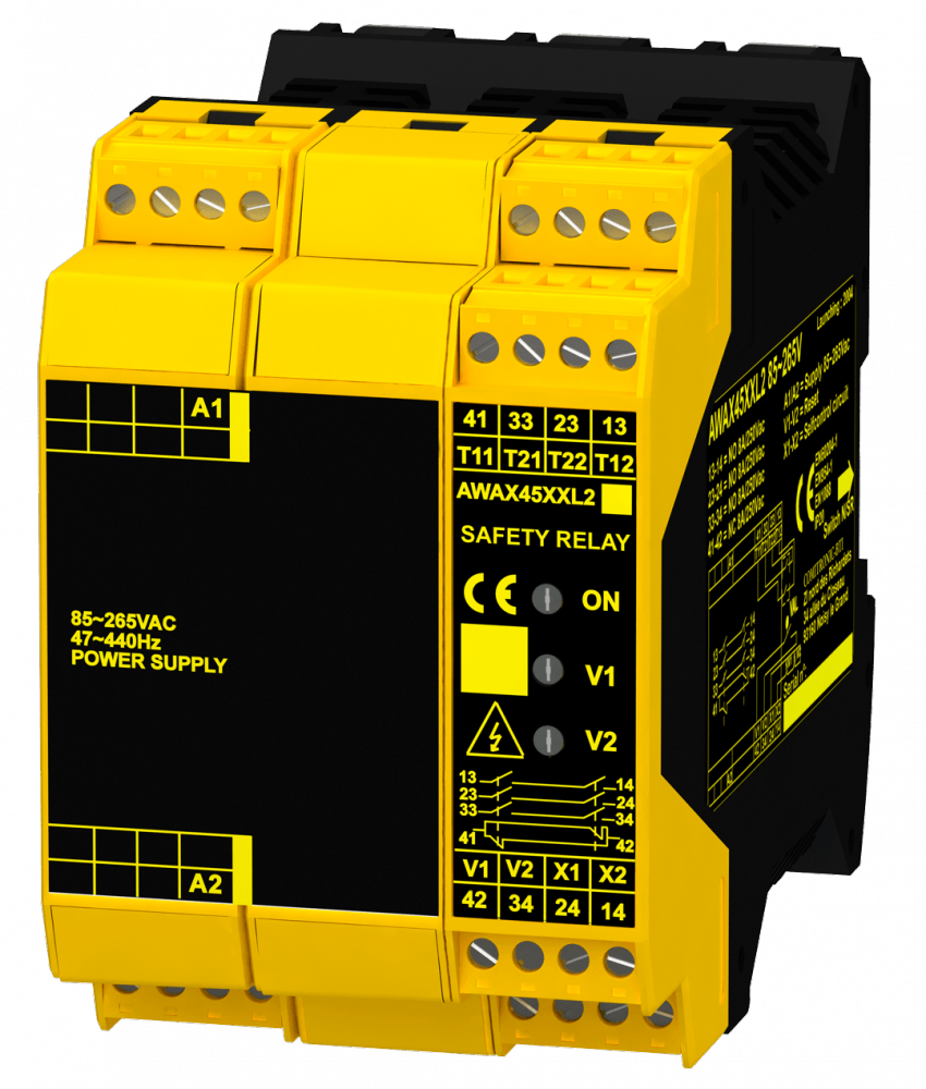 50 3025 50 Awax45xxl 2b - Safety Relay (850x1000), Png Download