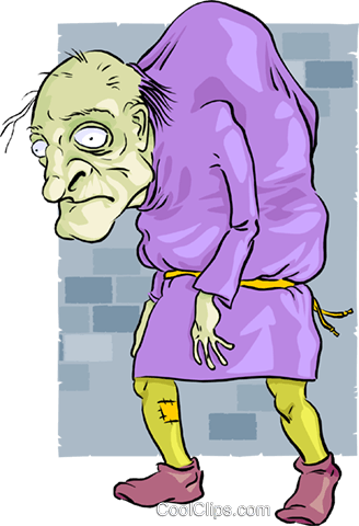 Hunchback Of Notre Dame Royalty Free Vector Clip Art - Royalty Payment (328x480), Png Download