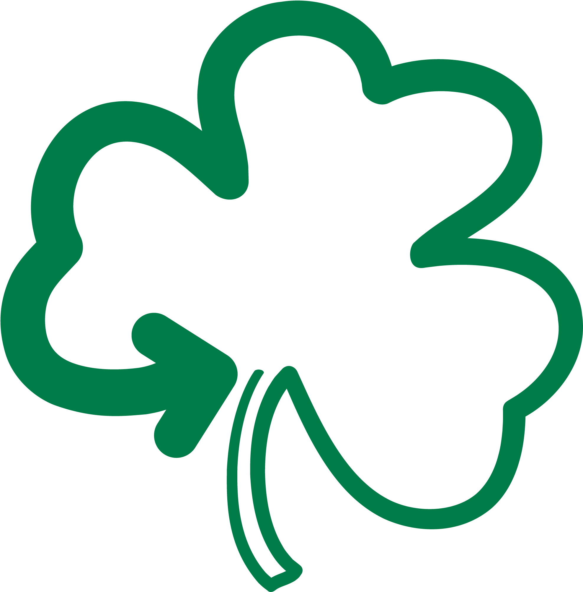 Transparent Clover Notre Dame Graphic Royalty Free - Notre Dame Office Of Sustainability (2075x2075), Png Download