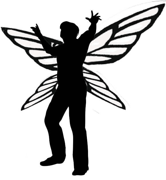 Not A Bad Bad Idea - Crying Fairy Silhouettes (579x628), Png Download