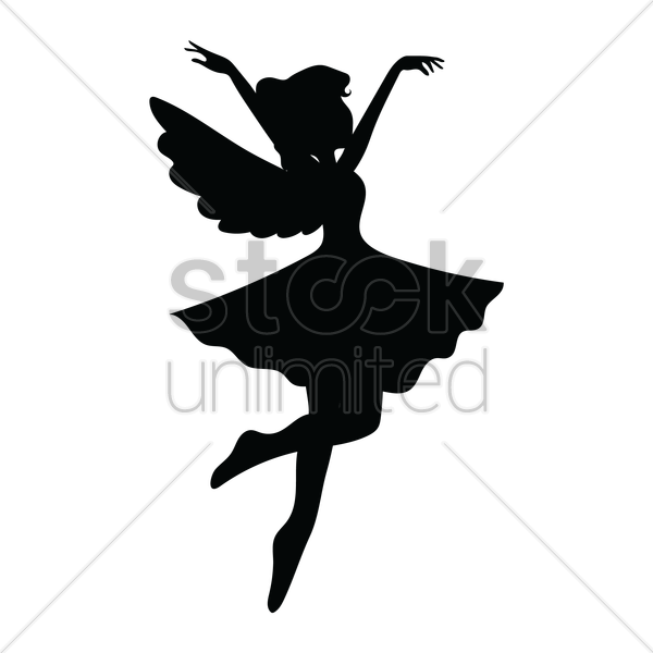 Fairy Vector Image - Hadas En Mdf (600x600), Png Download