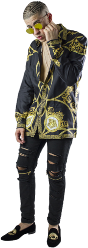 Share This Image - Imagenes De Bad Bunny En Hd (400x600), Png Download