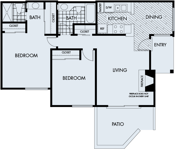 Plan 2b - Floor Plan (600x620), Png Download