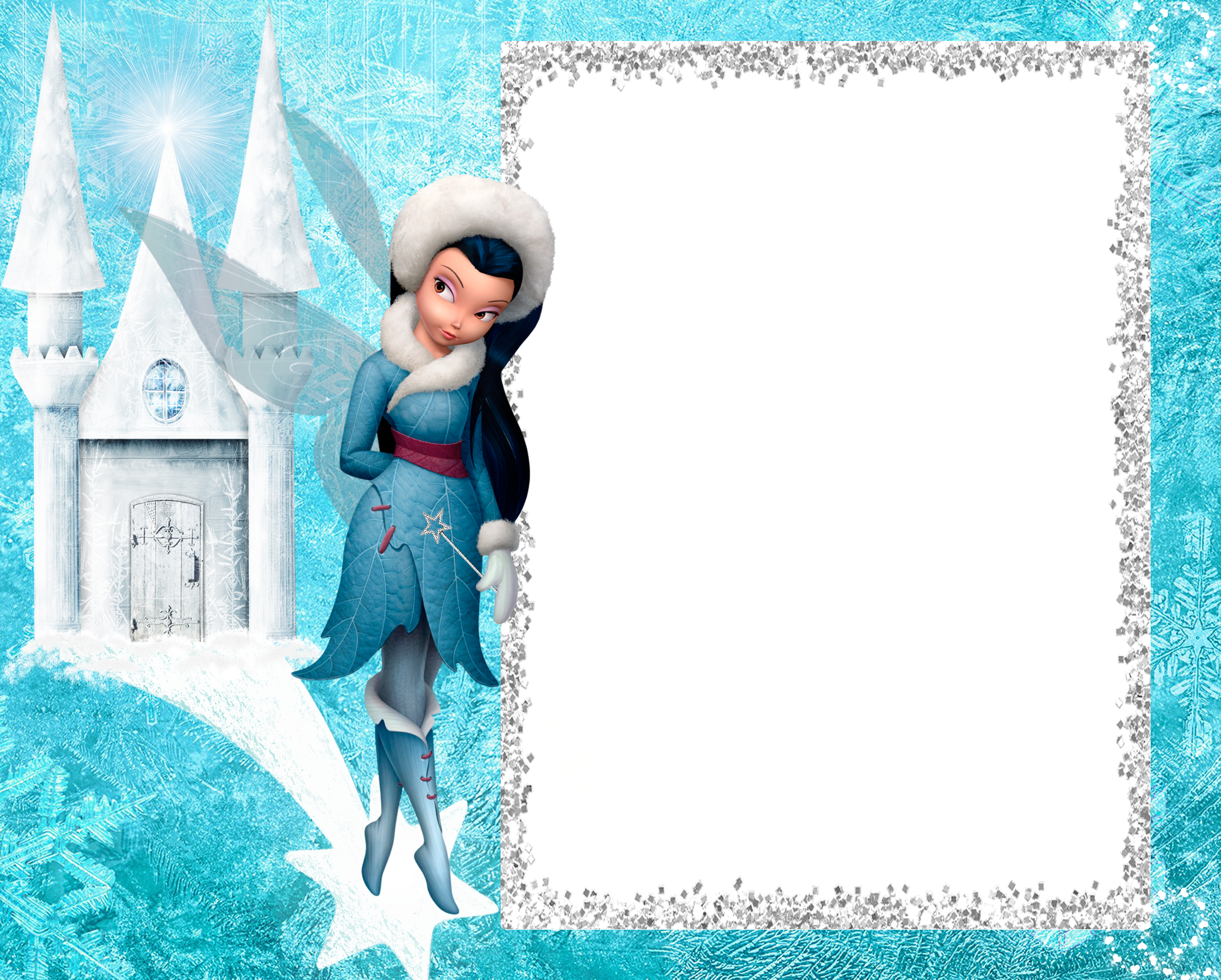 Silvermist Fairy Kids Transparent Png Frame Gallery - Fairy Frame Transparent (2500x2007), Png Download