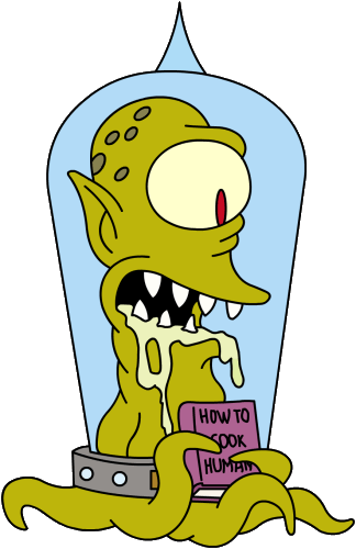 Kodos Simpsons2 - Los Simpson Vector (324x500), Png Download