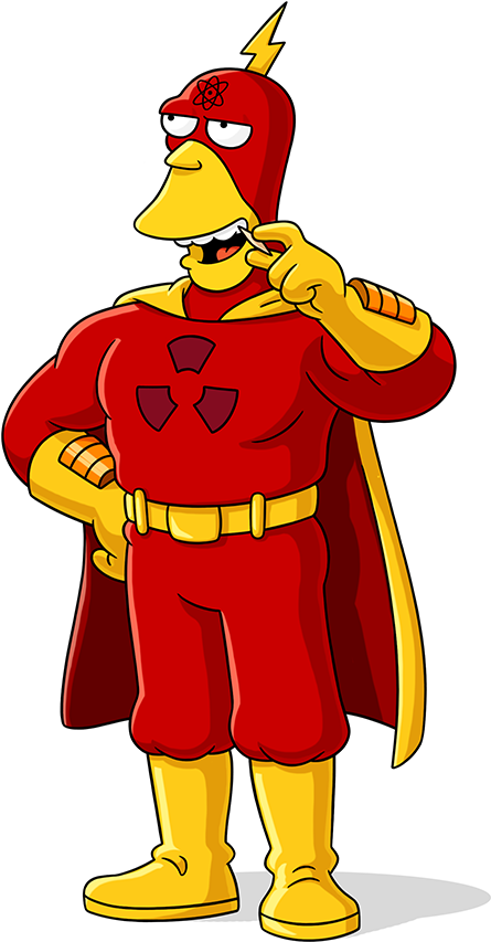 Radioactive Man From The - Homer Simpson Radioactive Man (550x960), Png Download