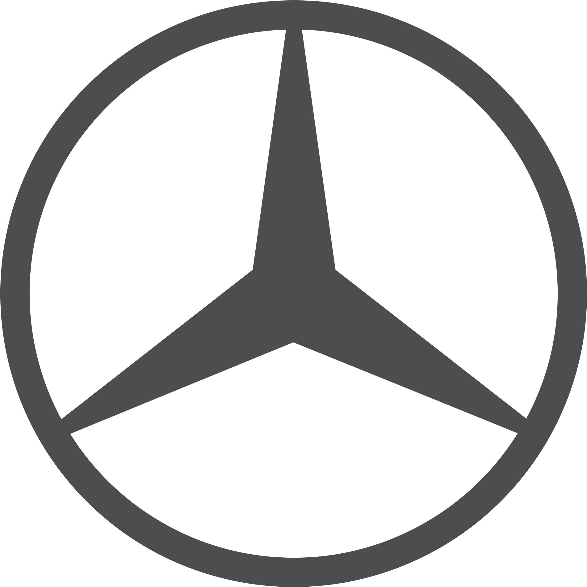 Open - Logo Mercedes (2000x2000), Png Download
