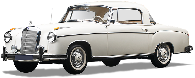 Mercedes Benz, 220 S, Coupe, 50 Years - Car (1020x340), Png Download
