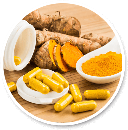 The Curative Properties Of Curcumin - Curcumin Png (442x448), Png Download