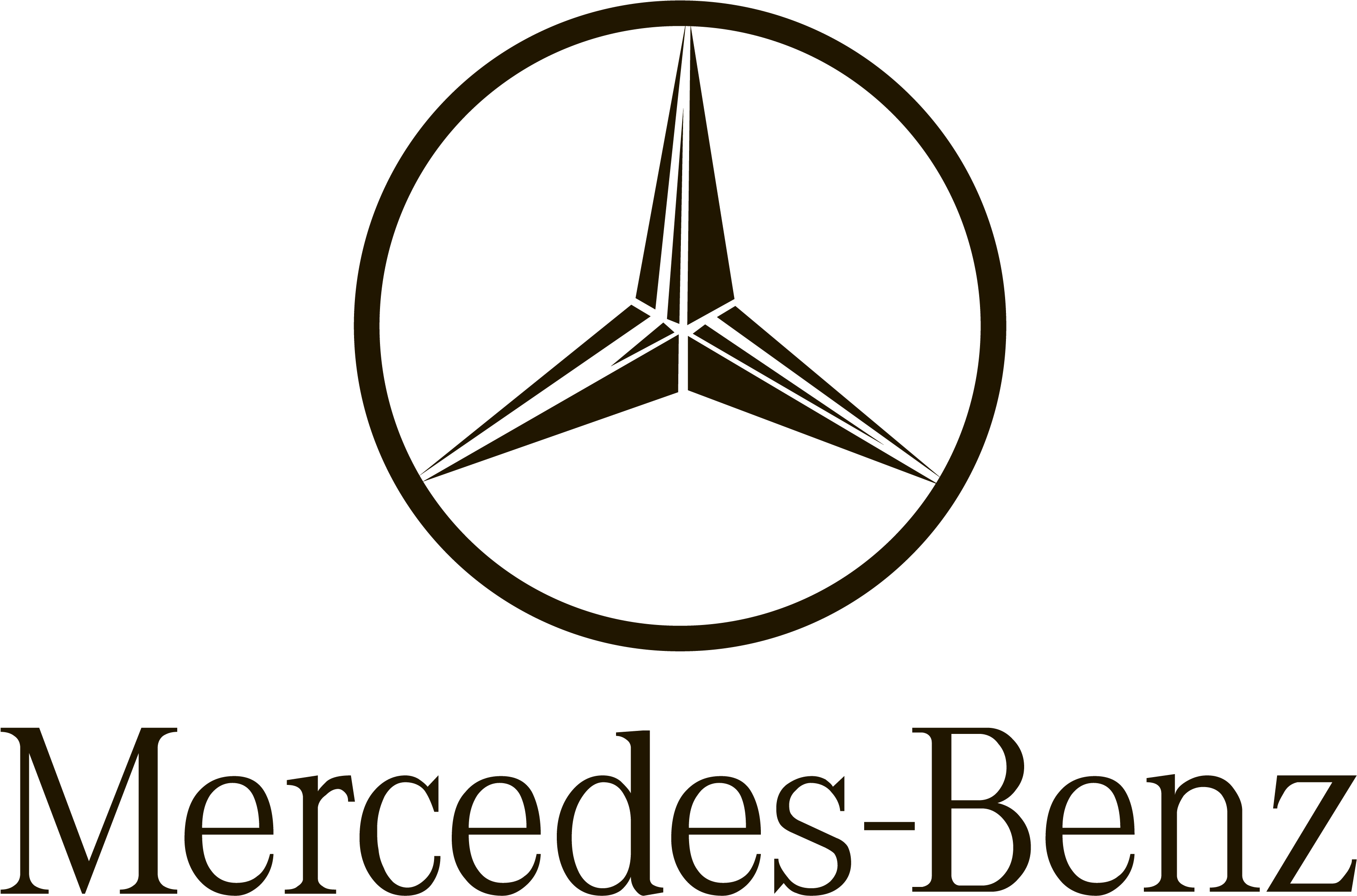 Das Mercedes-emblem War, Mit Ausnahme Der Ersten Jahre - Mercedes Benz C Logo (3840x2160), Png Download