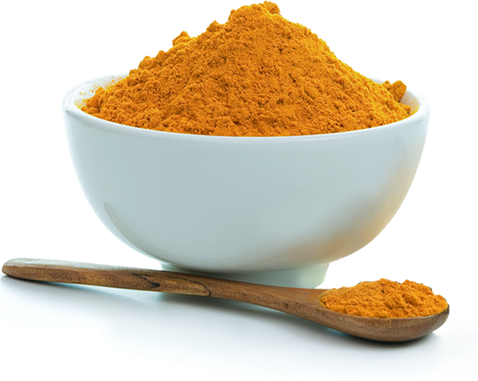 Effective Turmeric Psoriasis Treatment - Spices In Bowl Png (478x381), Png Download