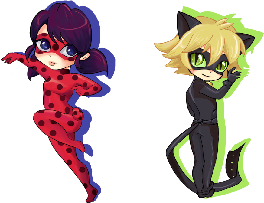 Miraculous And Chat By - Miraculous: Tales Of Ladybug & Cat Noir (900x723), Png Download