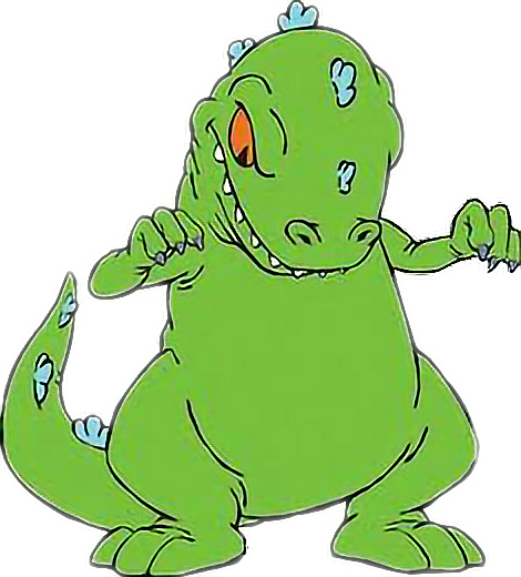 Image Black And White Stock Freetoedit Dinosaurio - Dinosaurio De Los Rugrats (470x520), Png Download