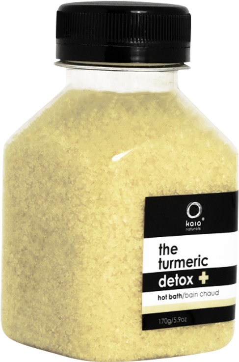 Kaia Naturals Detox Hot Bath In Turmeric - Bottle (1030x1029), Png Download