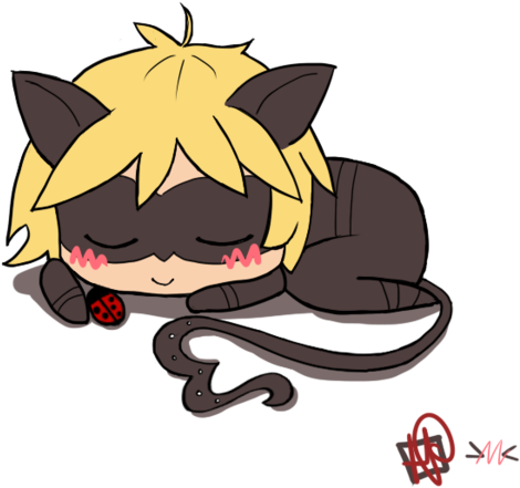 Adrien Agreste Marinette Dupain-cheng Le Chat Noir - Imagenes Cat Noir Kawaii (600x514), Png Download