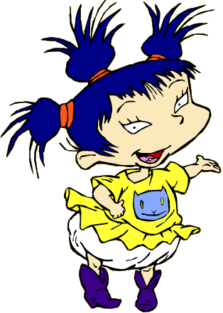 90s Nickelodeon Cartoons, Rugrats Cartoon, Old School - Kimi Finster (314x440), Png Download