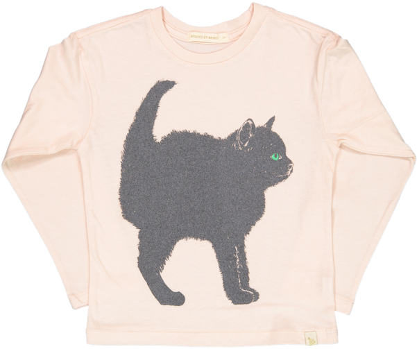 Lara Long Sleeve Tee - T-shirt Gatto - Atsuyo Et Akiko (600x600), Png Download