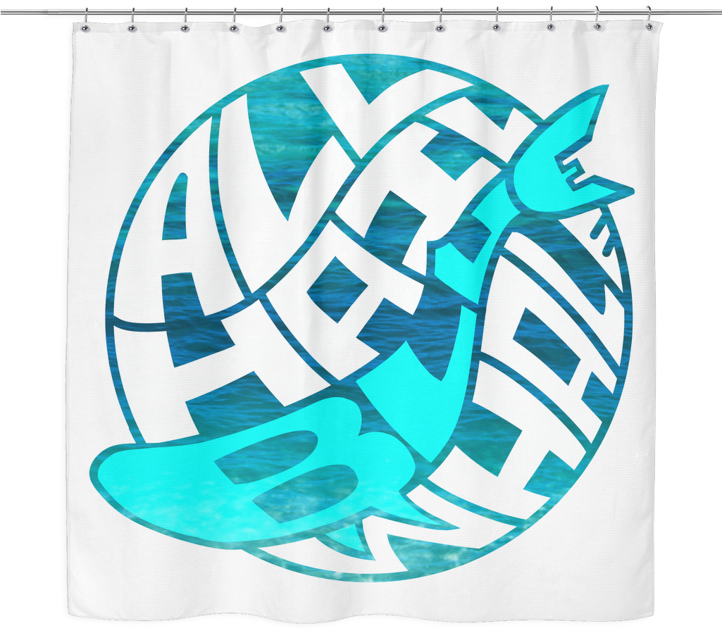 All Hail Blue Whale Shower Curtain - Whales (1024x1024), Png Download
