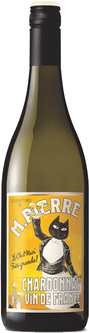 Le Chat Noir M - Le Chat Noir M. Pierre Chardonnay 2015 (350x700), Png Download