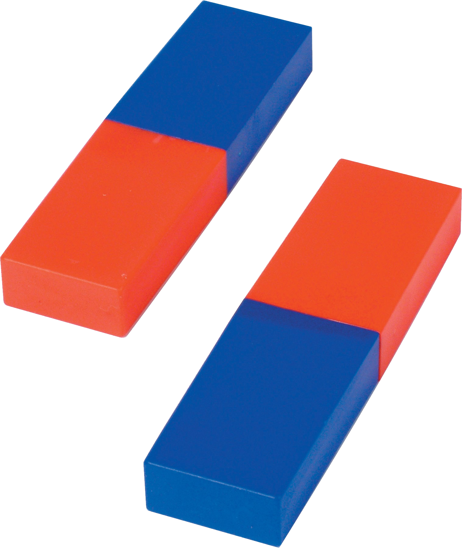 Blue And Red Magnets (1516x1798), Png Download