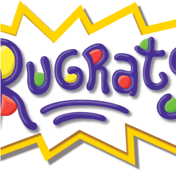 Rugrats Logo - "rugrats" (1991) (350x350), Png Download